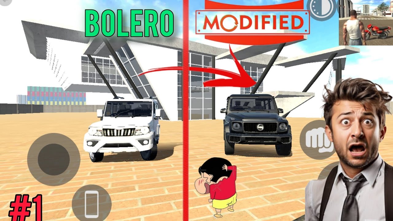 I convert bolero into G- wagon in indian bike simulator 🥶😱