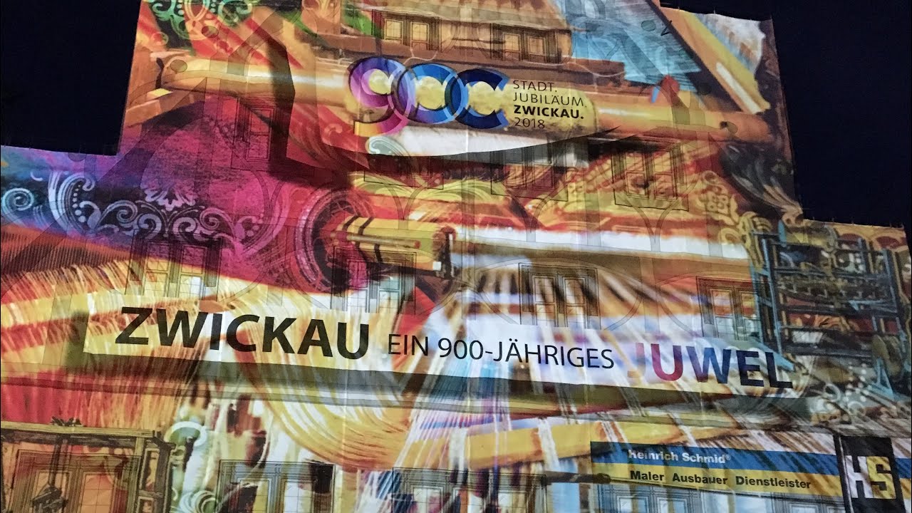 Festival of lights🌃 900 Jahre Zwickau🔥