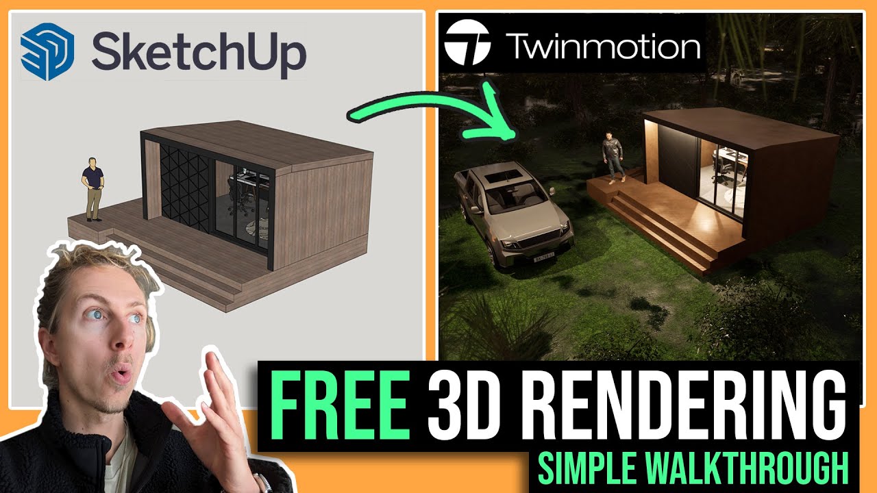 SketchUp в Twinmotion: бесплатное пошаговое руководство по рендерингу для начинающих