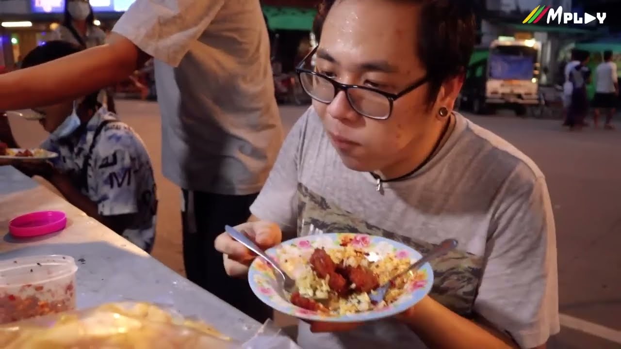 Snack Tour in Sanchaung Gwa Market - Myanmar🇲🇲 Street Food 😋