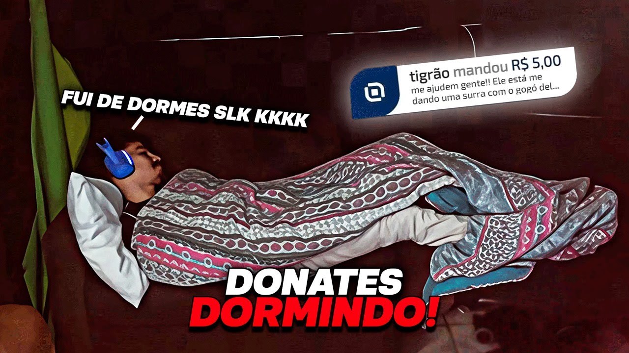 bistecone DORME em live e CHAT NÃO DEIXA