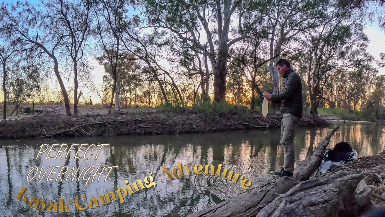 Overnight Kayak Camping Adventure. Murray River, South Australia