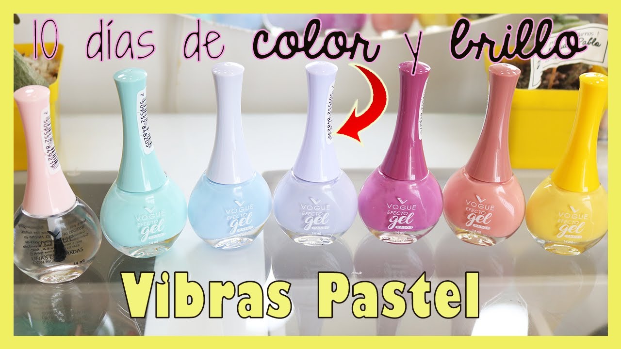 NUEVOS ESMALTES 💅 Efecto GEL PASTEL 💛Vogue Cosméticos
