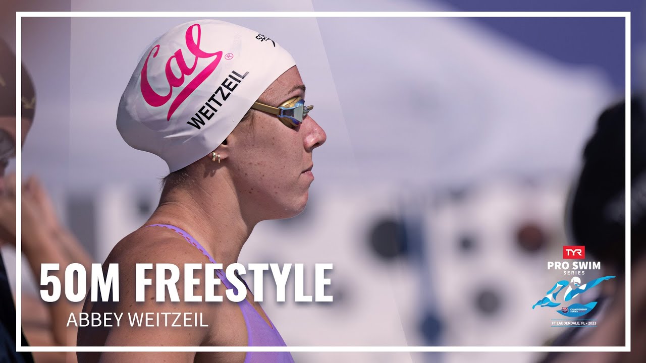 Abbey Weitzeil Gets Gold in 50M Freestyle | TYR Pro Swim Series Fort Lauderdale