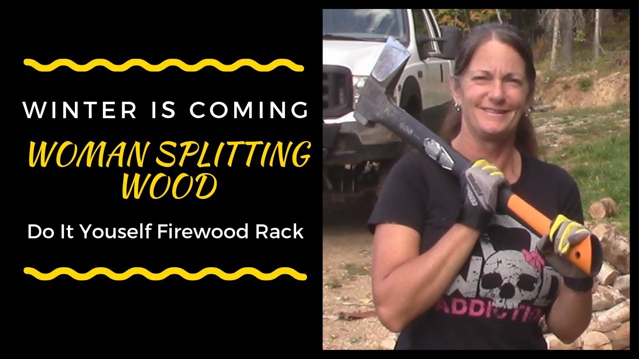 Do It Yourself Cheap Firewood Rack