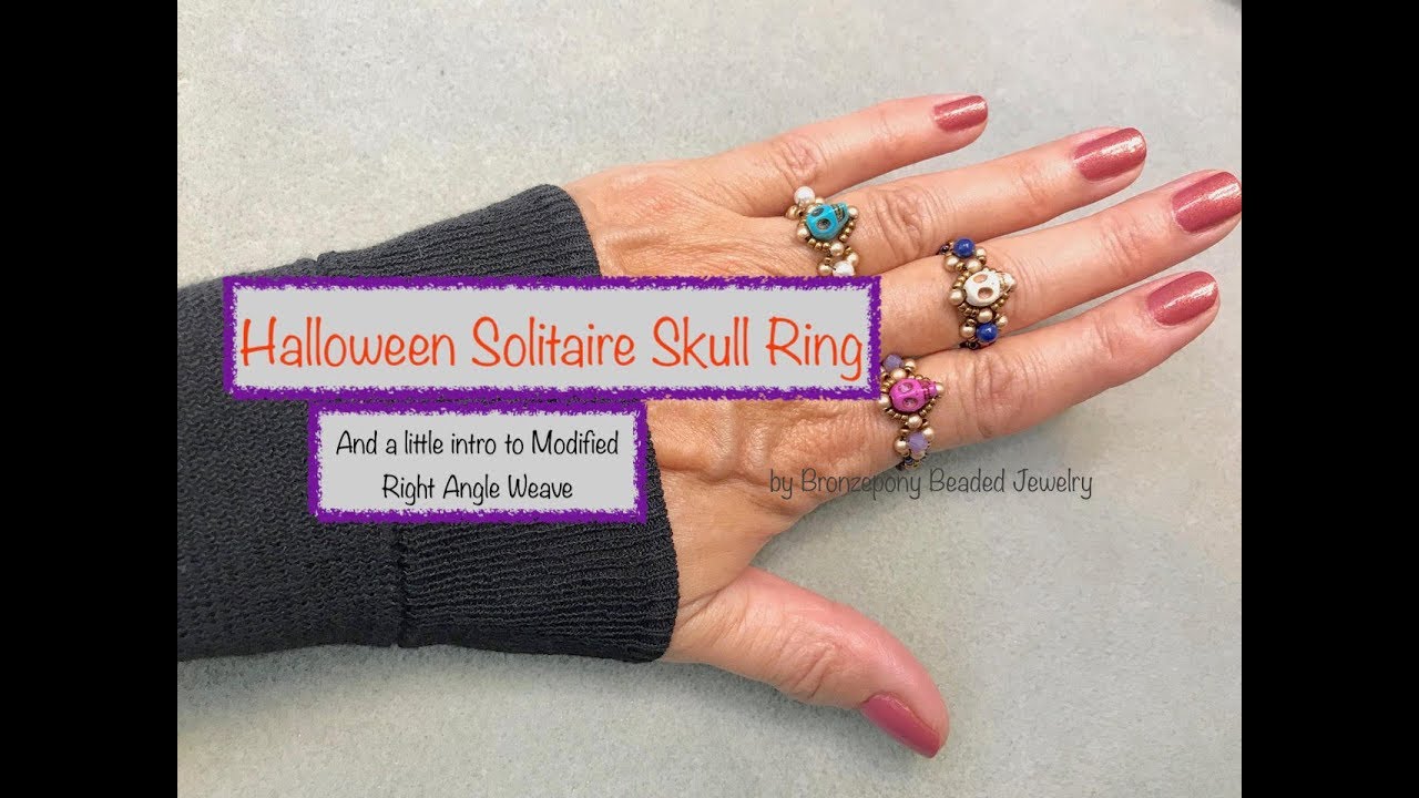 MRAW Solitaire Skull Ring