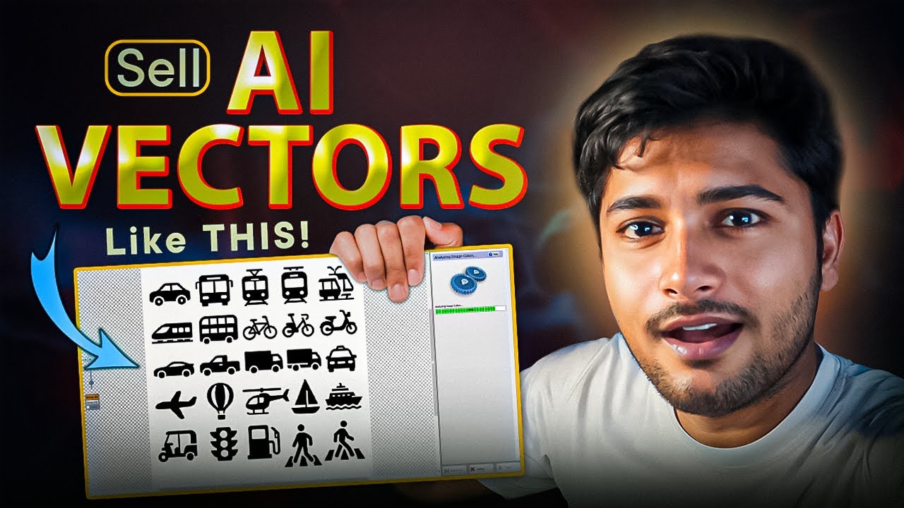 How I Create AI Vector Files for Microstock | Step-by-Step for Adobe Stock & More