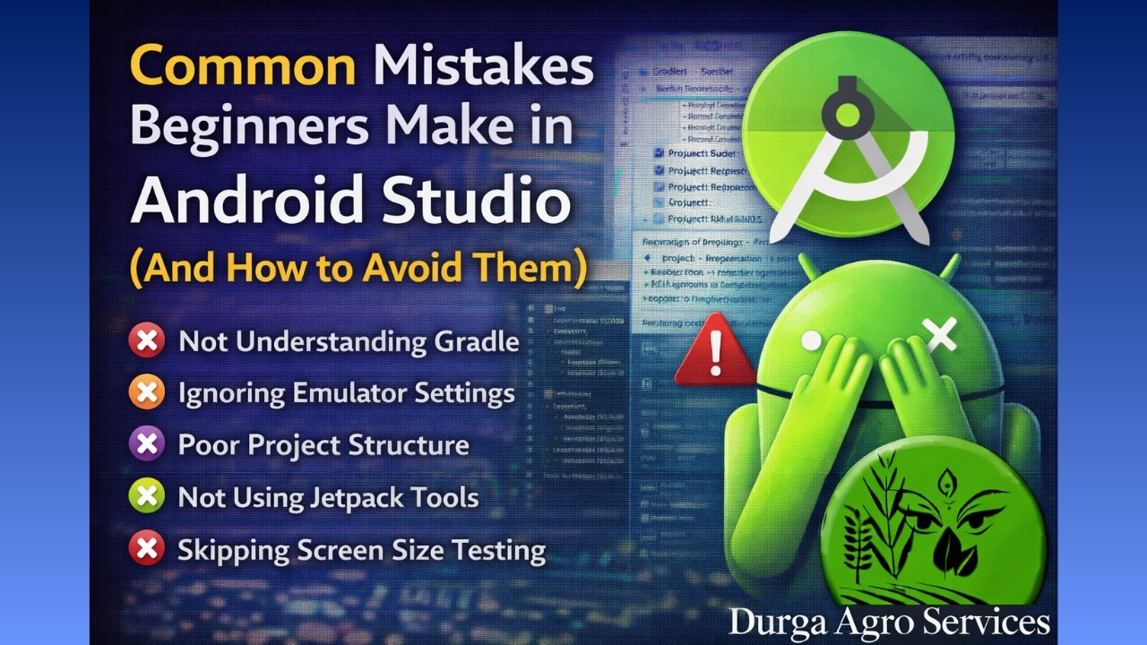 Common Android Studio Mistakes || Smart Solutions for Every Assignment || #DurgaAgroServices