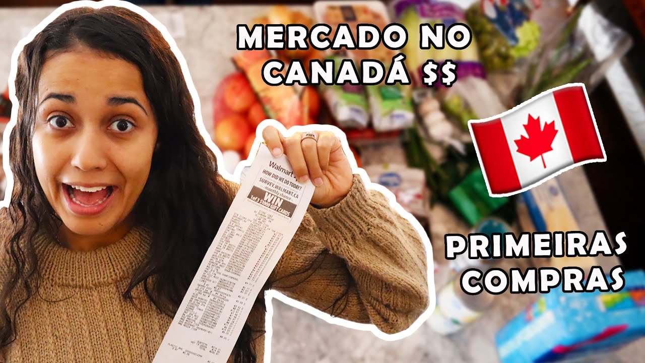 Supermercado no CANADÁ • Quanto CUSTAM as COMPRAS? • Larissa Murphy