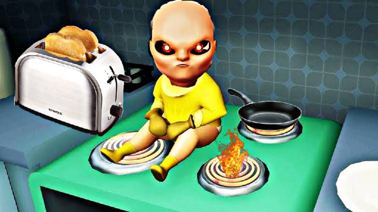 البيبي الملبوس بقى طباخ l لعبة النونو الملبوس the baby in the yellow