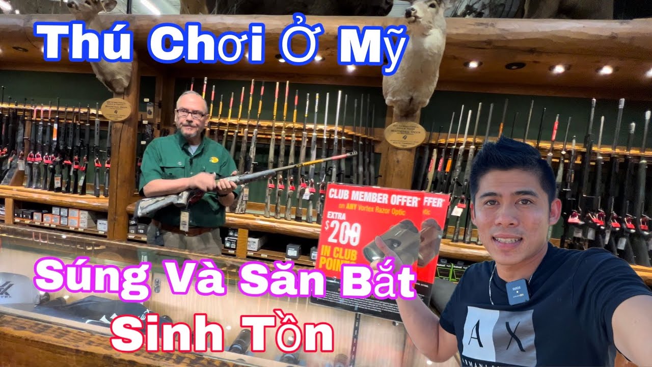 Cửa Hàng Bán Súng Và Dụng Cụ Săn Bắt Hiện Đại Ở Mỹ