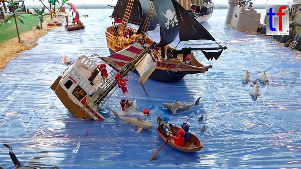 Playmobil Funpark Zirndorf: Diorama Blackbeards letzte Schlacht / Blackbeard's last Battle, 2016.