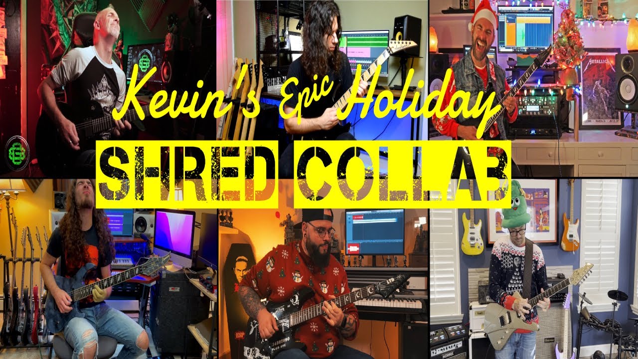 Epic Holiday Guitar Shred Collab 2022 // 18 Guitarists, 8 Countries
