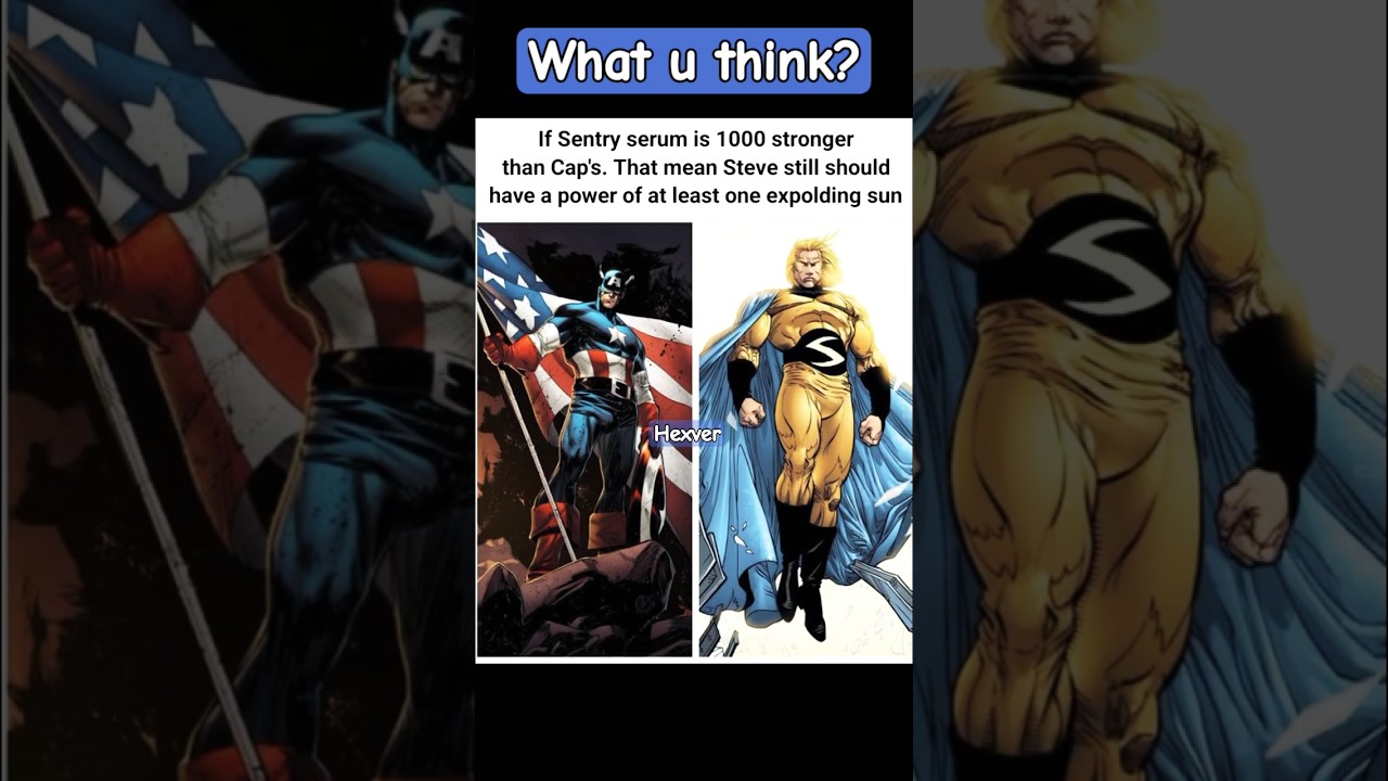 What if Captain America had the power of an exploding sun? ☀️💥 