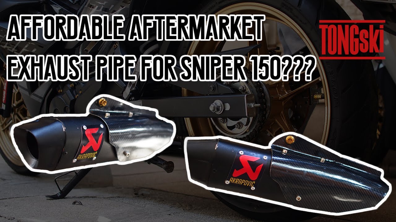 Aftermarket Full System Exhaust Pipe for Sniper 150 | Exciter | Y15ZR