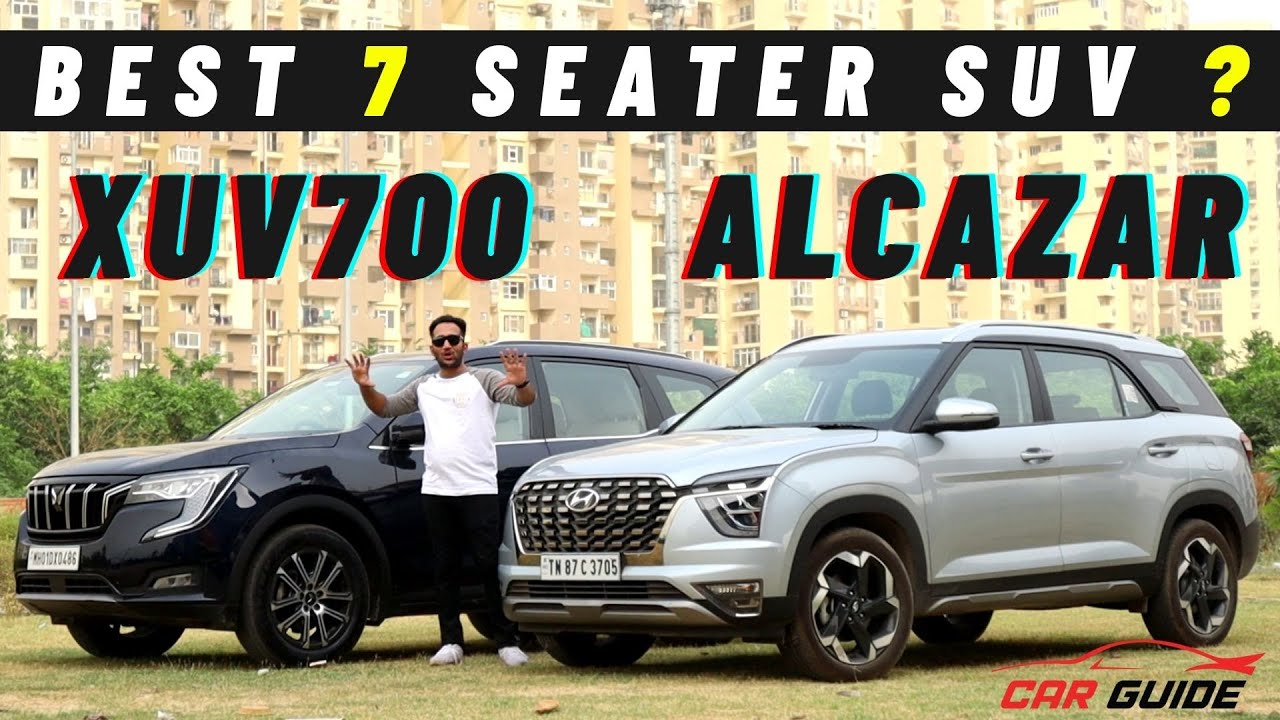 2022 Mahindra XUV700 VS Hyundai Alcazar - Best 7 Seater SUV ? Features or Price ? Car Comparison🔥