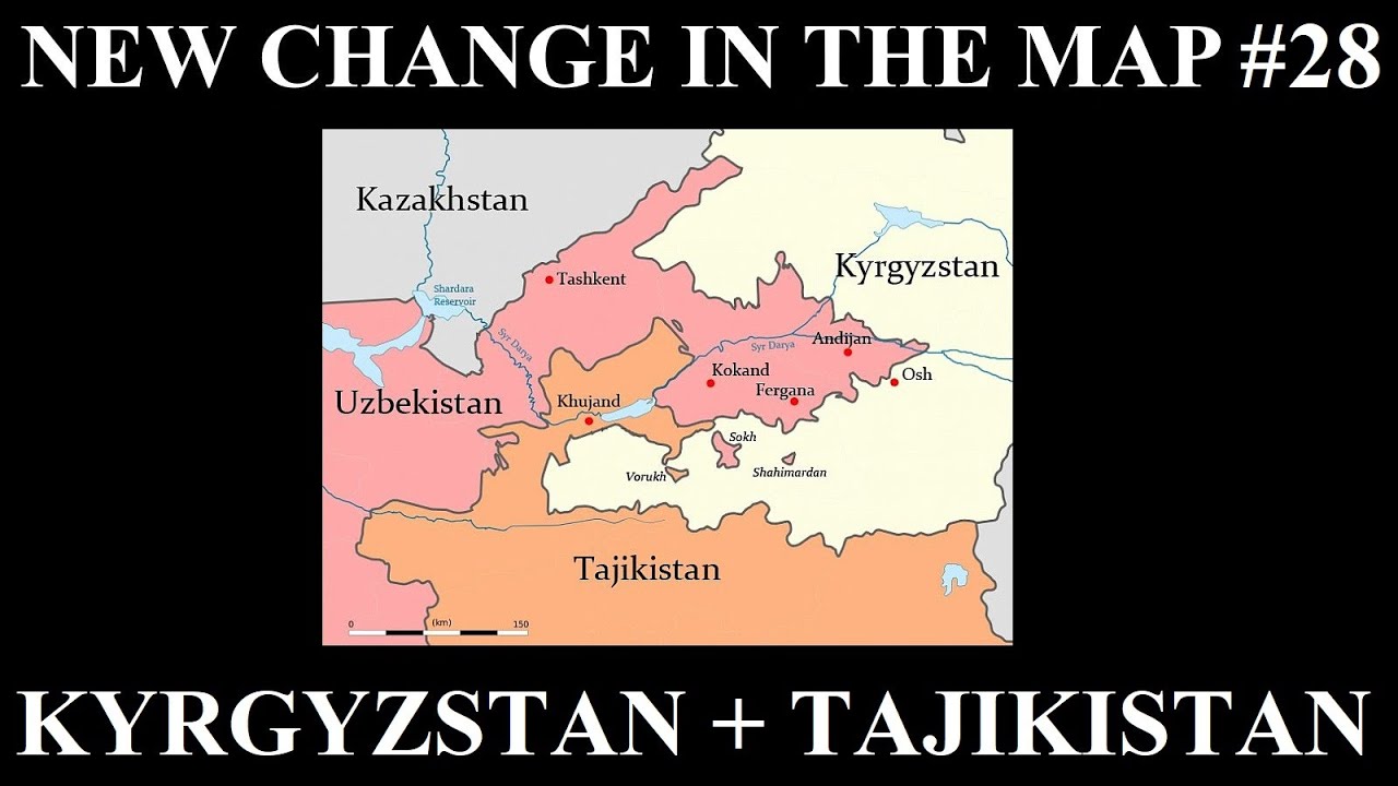 New Change in the Map - 28: New Kyrgyzstan-Tajikistan Border