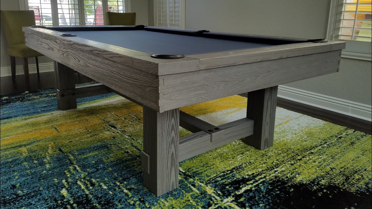 8ft Reno Grey Modern Pool Table