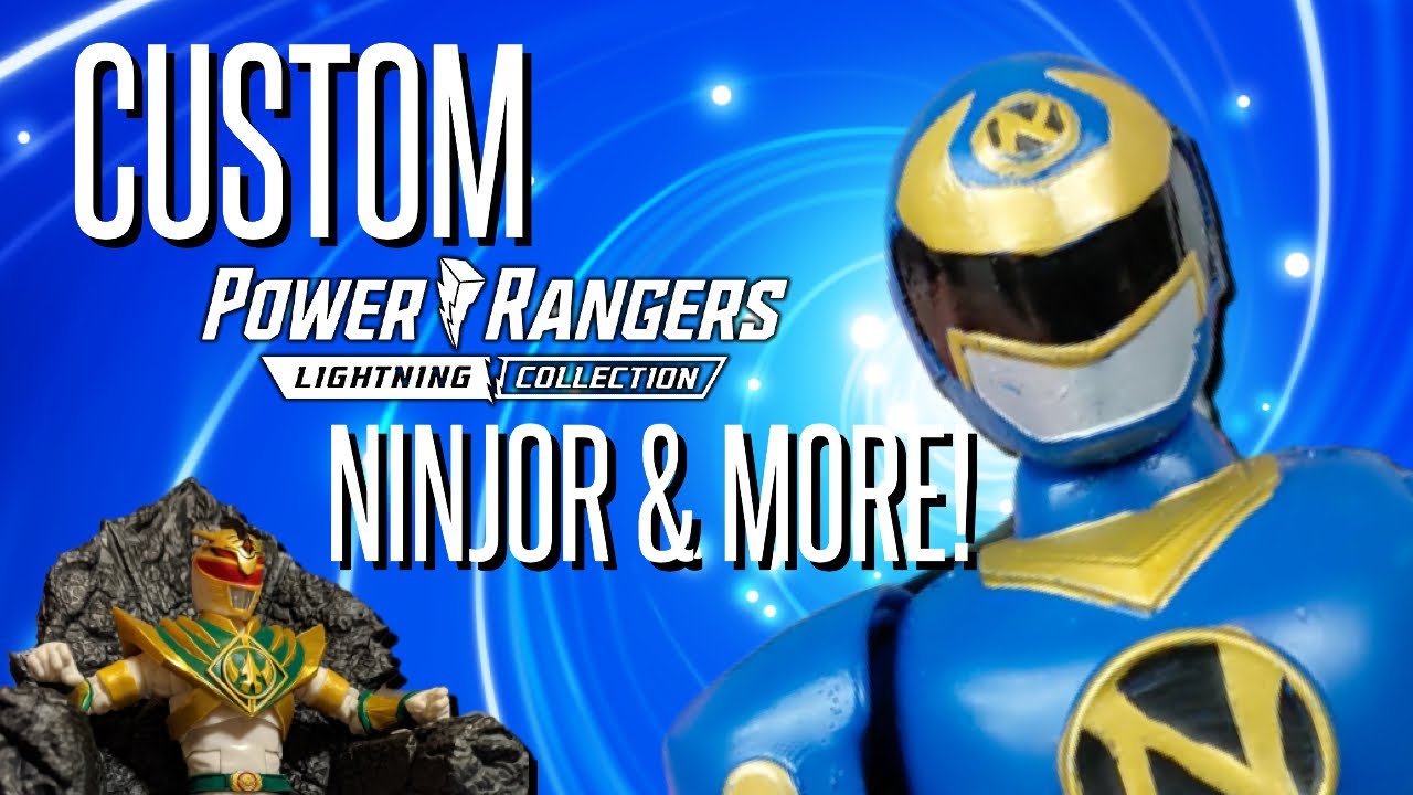 CUSTOM Mighty Morphin Power Rangers Ninjor Lightning Collection Figure & More!