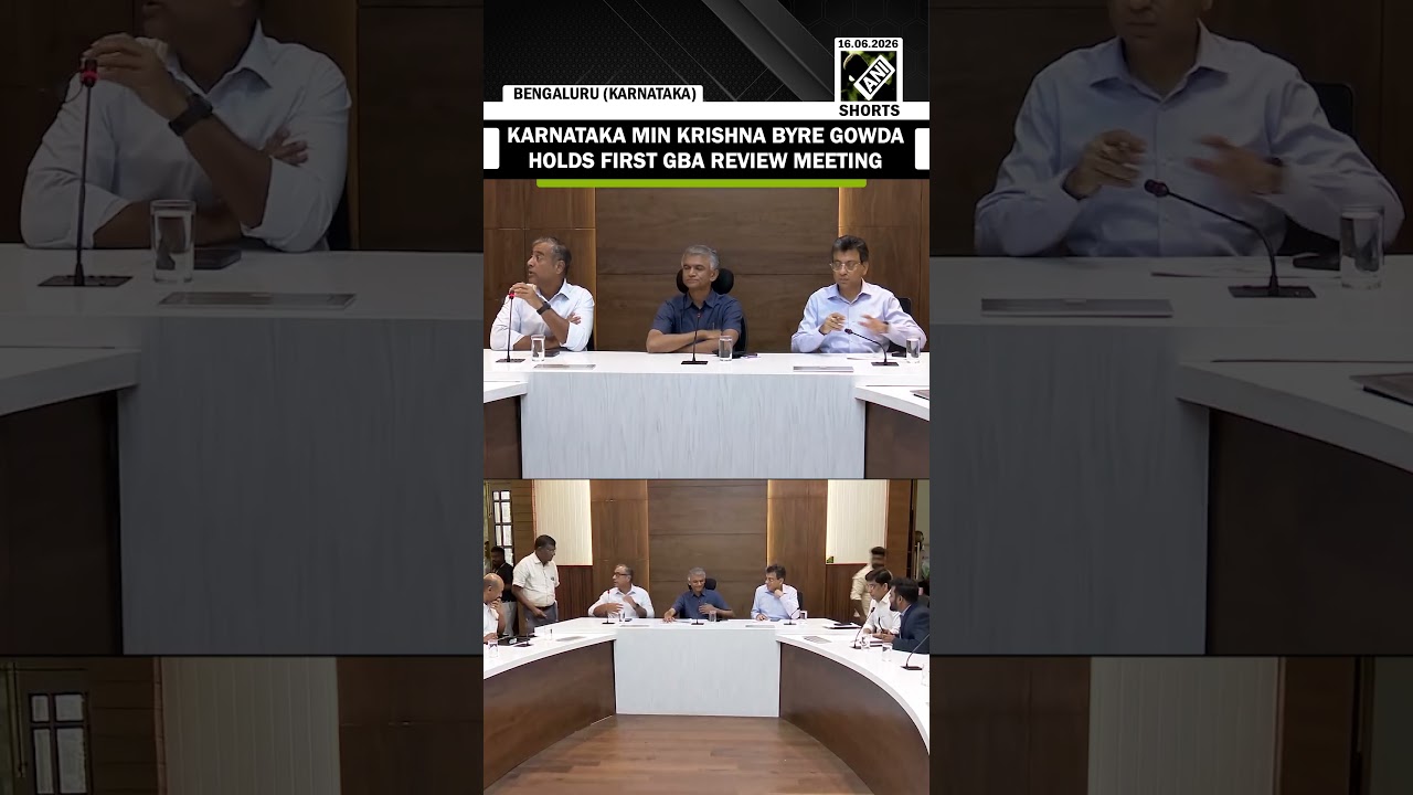 Karnataka Minister Krishna Byre Gowda holds Greater Bengaluru Authority review meeting