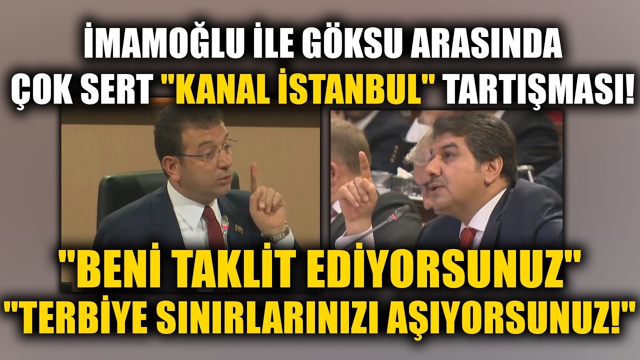 Tevfik Göksu ile Ekrem İmamoğlu Arasında Çok Sert Kanal İstanbul Tartışması!