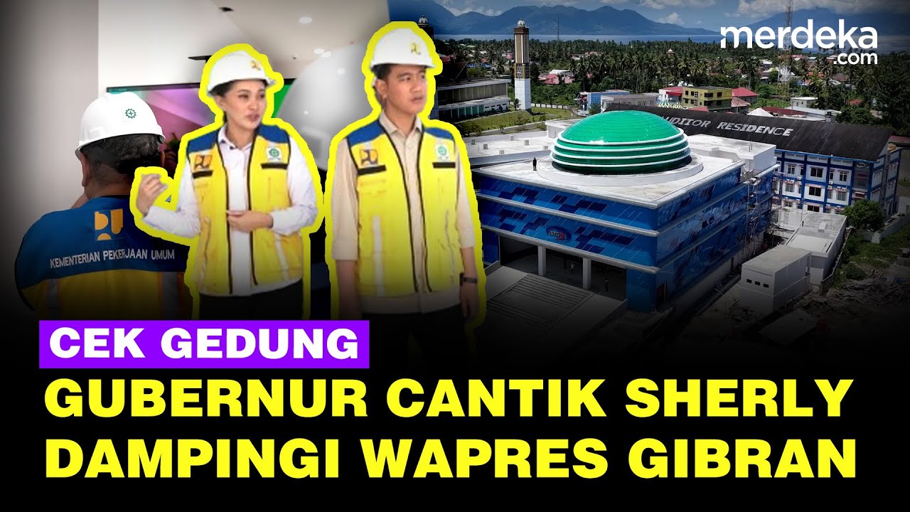 Gaya Santai Gubernur Sherly Tjoanda Lapor Wapres Gibran Cek Gedung BPKP di Maluku Utara
