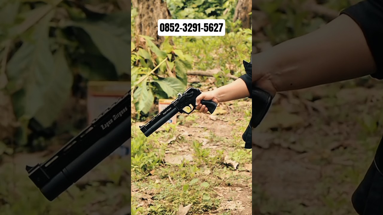 Uji FPS - Senapan Angin PCP Mini Pistol Magazine - Support Medium Game #senapanangin #senapanpcp