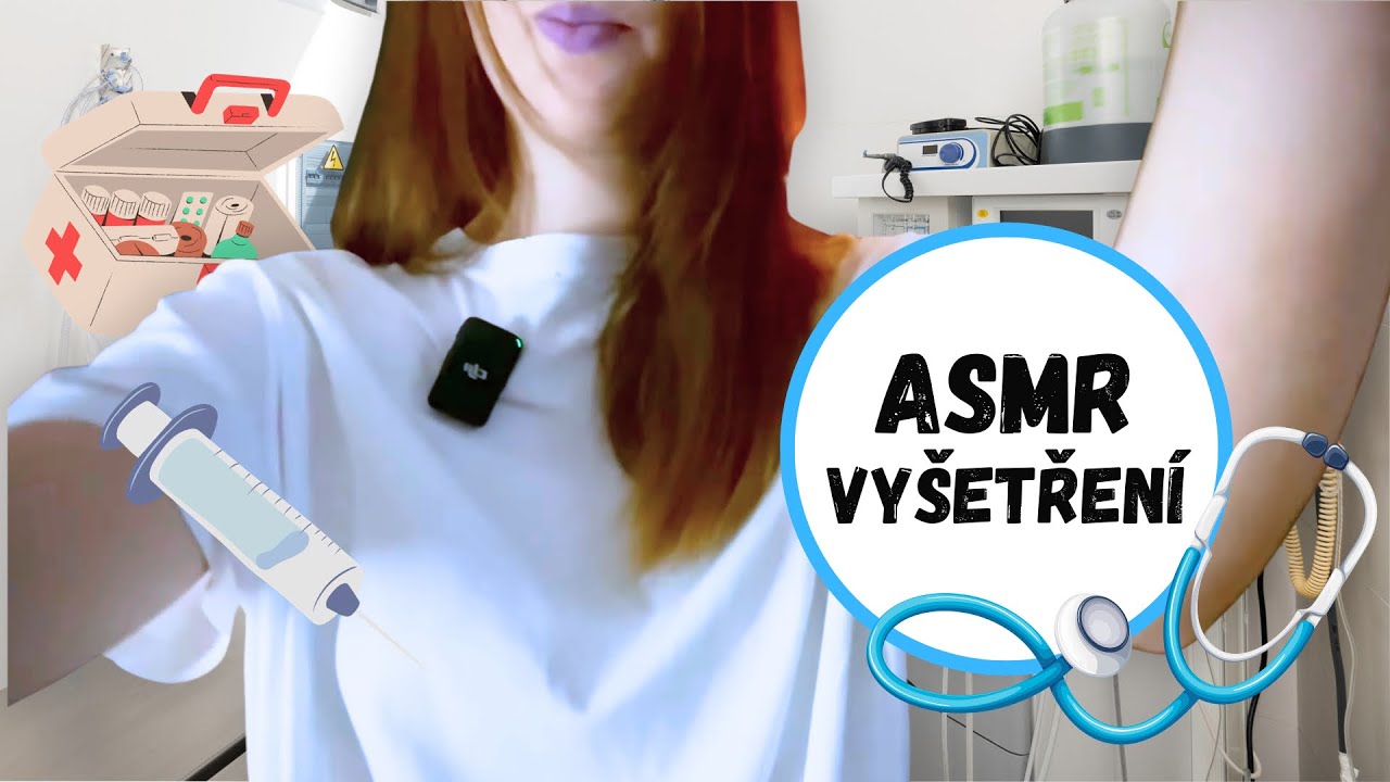 ASMR CZ | vy&scaron;etřen&iacute; u doktora - bol&iacute; tě hlava 👩&zwj;⚕️ | Roleplay asmr