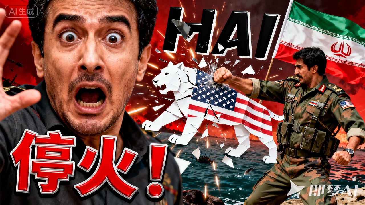 川普認慫了！對伊朗突釋停火信號，美式霸權紙老虎底色徹底被撕穿               #美伊博弈#川普#伊朗#穆傑塔巴#革命衛隊#美式霸權#中東局勢