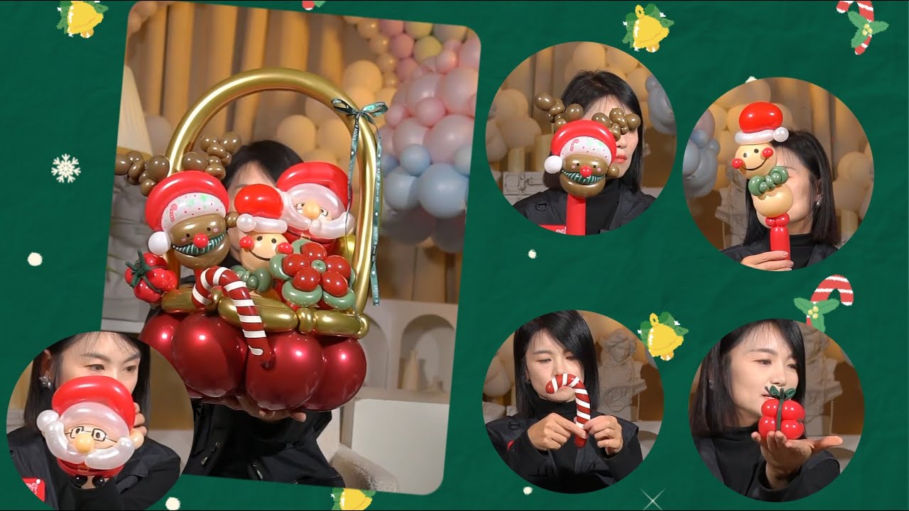 Christmas Balloons | Party Surprise | Popular Balloon Models |MeyiaArtBalloon#balloondecorationideas