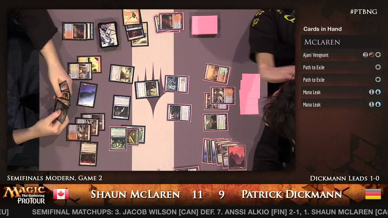 Pro Tour Born of the Gods - Semifinals - Patrick Dickmann vs. Shaun McLaren