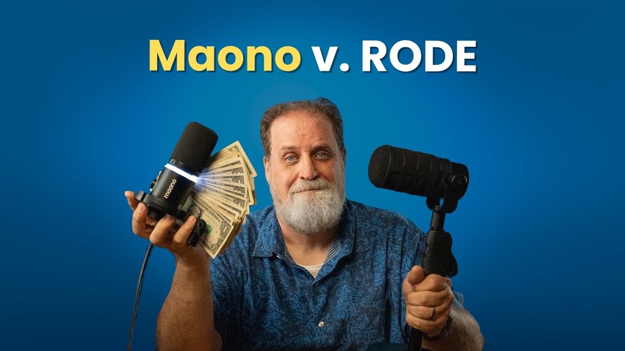 Best Budget USB Mic - Maono PD200XS v Rode Podmic USB