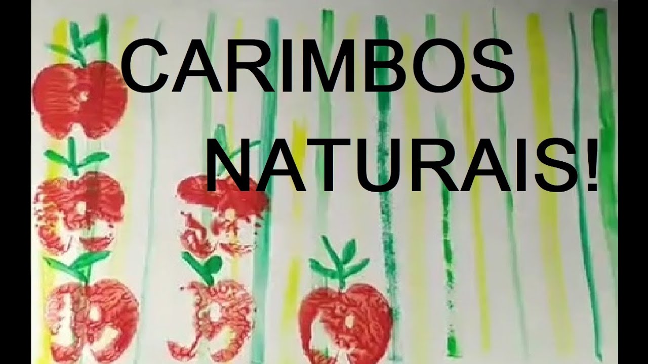 Vamos fazer ARTE com carimbos naturais?