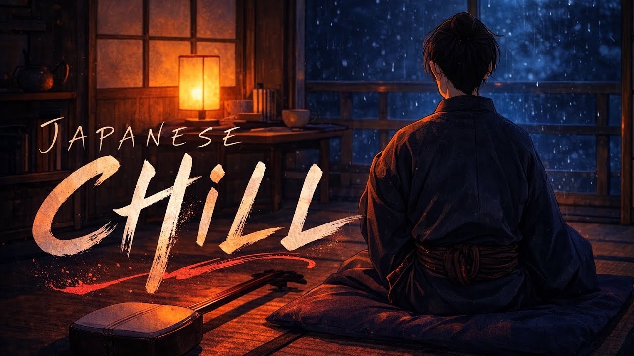 Japanese Lofi Beats with Shamisen · Relax, Work & Study by the Lake