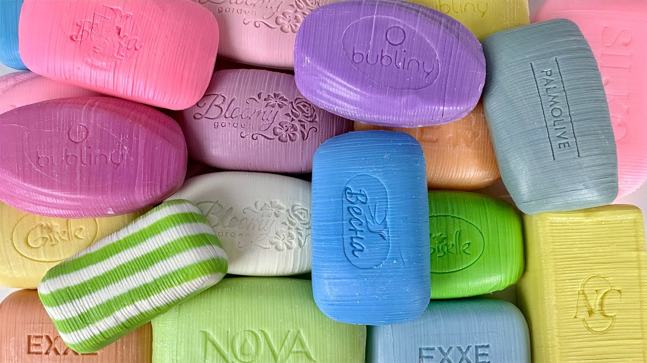 ASMR Cutting Soap stripes #7 石鹸のストライプを切る