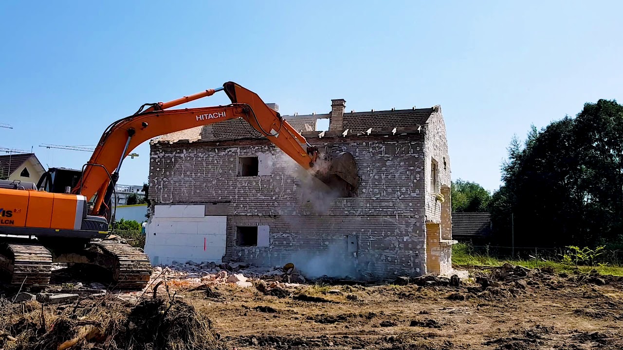 Dziennik budowy ST55 (2) - rozbiórka budynku mieszkalnego na terenie inwestycji