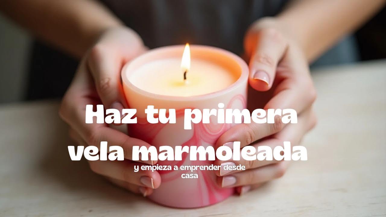 ✅ C&oacute;mo hacer una vela marmoleada paso a paso (&iexcl;T&eacute;cnica f&aacute;cil y hermosa!)