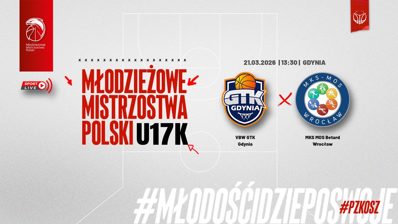 VBW GTK Gdynia - MKS MOS Betard Wrocław (1/4 MMP U17K)