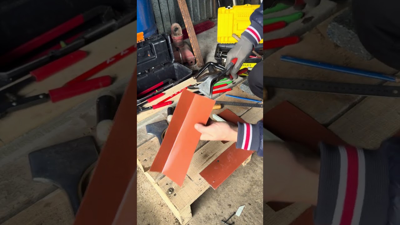 Închidere falț tablă plană #construction #diy #tutorial