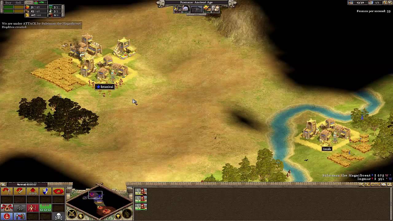 Rise of Nations: Thrones and Patriots (ED) 1v1 Toughest AI RUSH [HD]