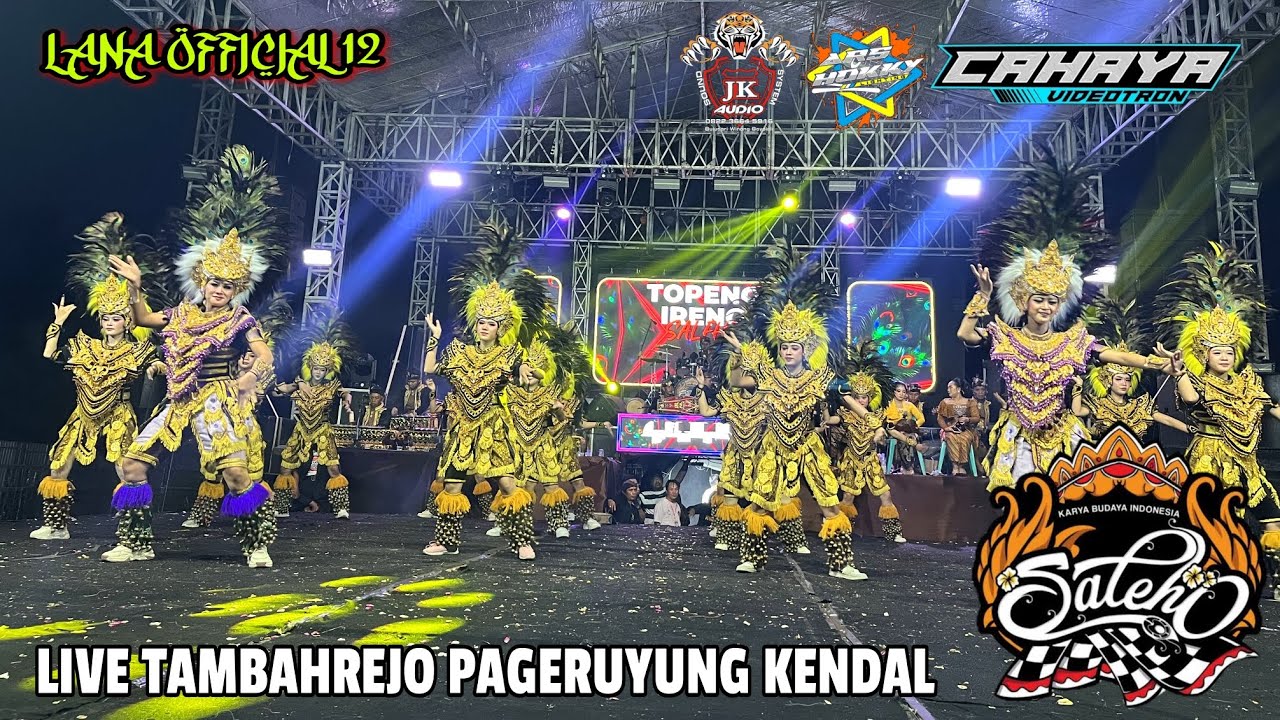 TOPENG IRENG SALEHO KARYA BUDAYA LIVE TAMBAHREJO PAGERUYUNG KENDAL
