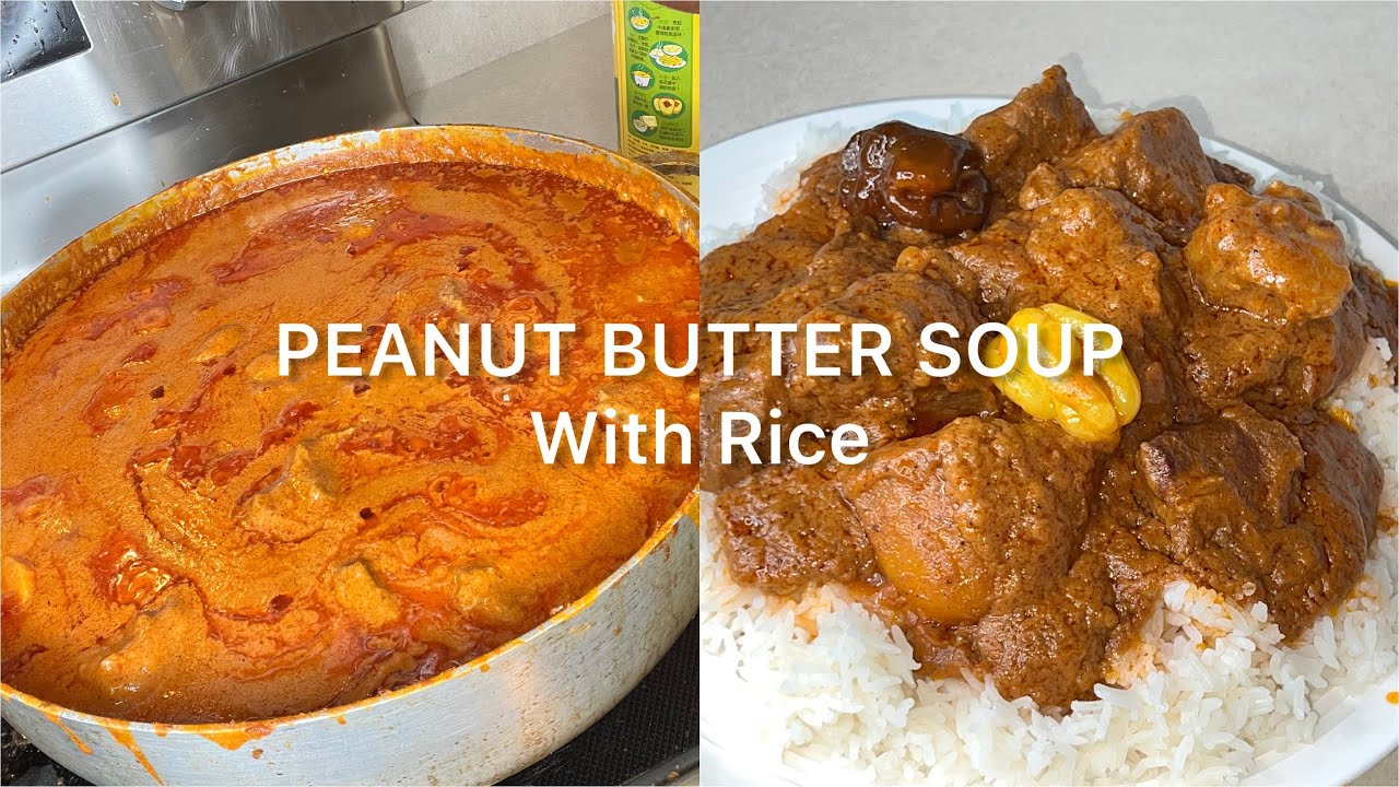 HOW TO MAKE Peanut Butter Soup ; Gambia Recipe#peanutbutterrecipe