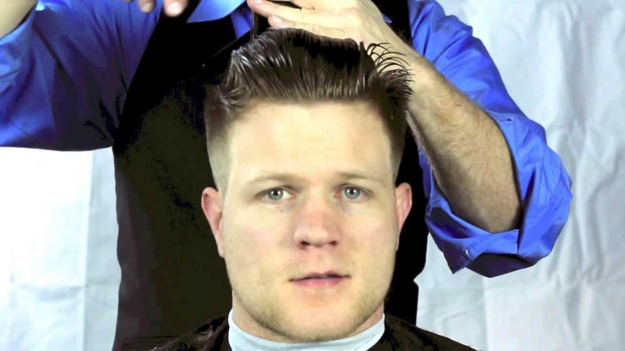 How to Cut a Pompadour Fade Haircut