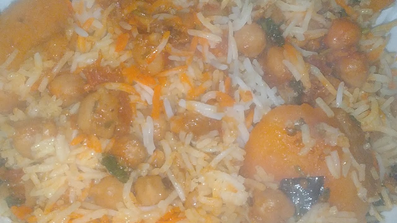 Alo choly ki biryani 