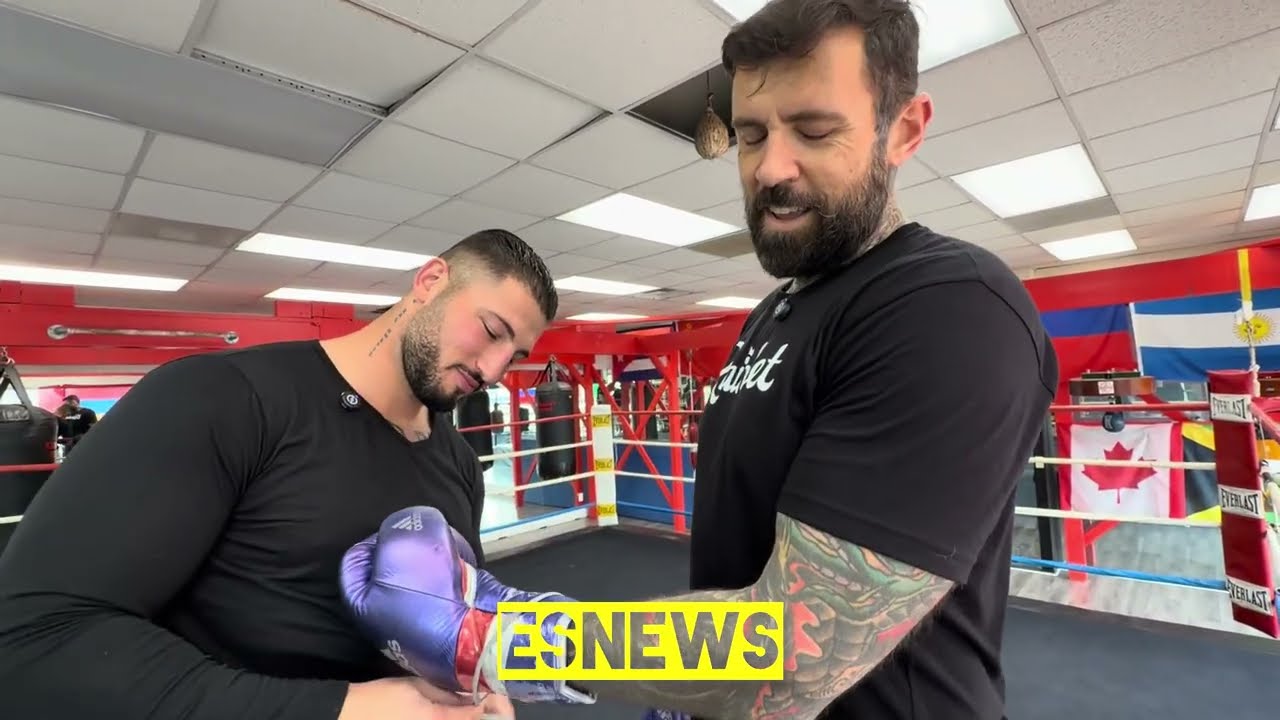 ADAM22 wack100 David kaminsky  working hard to fight guy who was with his wife EsNews boxing 
