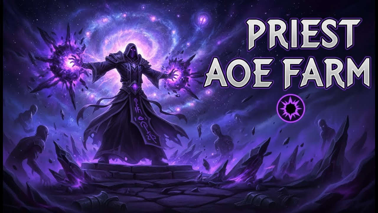HOW TO AOE FARM WITH PRIEST ON BRONZEBEARD ASCENSION WOW!