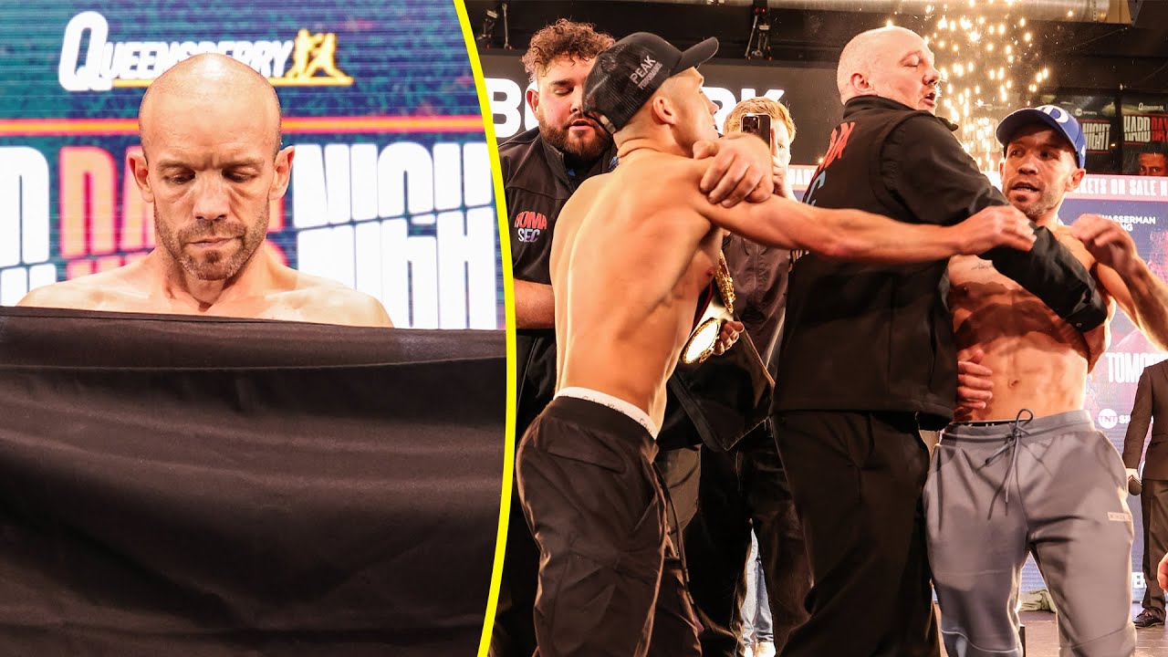 FURIOUS! Nick Ball vs TJ Doheny • WEIGH-IN & FACEOFF • Frank Warren & TNT Sports