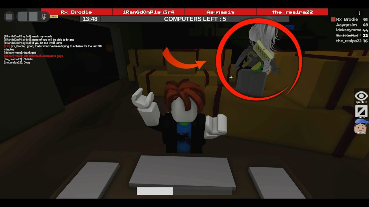 Whole server teaming VS Cova (Flee the facility)