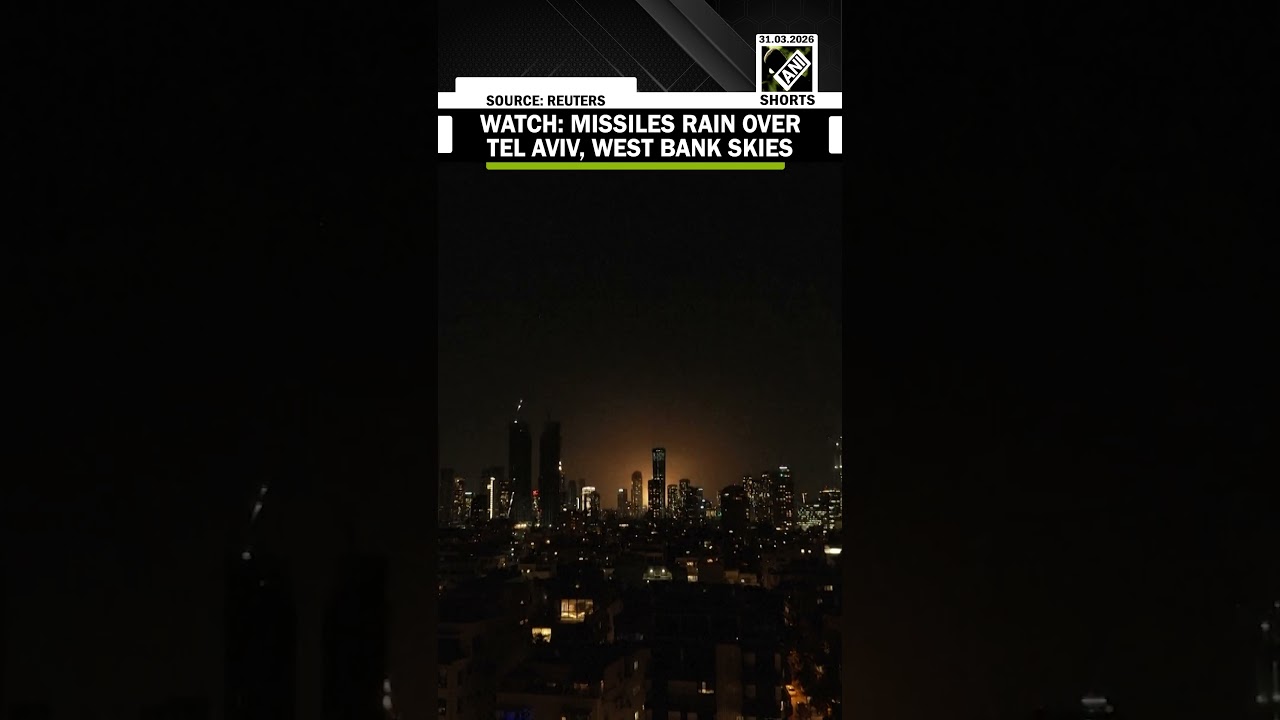 Iranian missiles rain over tel aviv and west bank, sirens blare as tensions escalate in West Asia