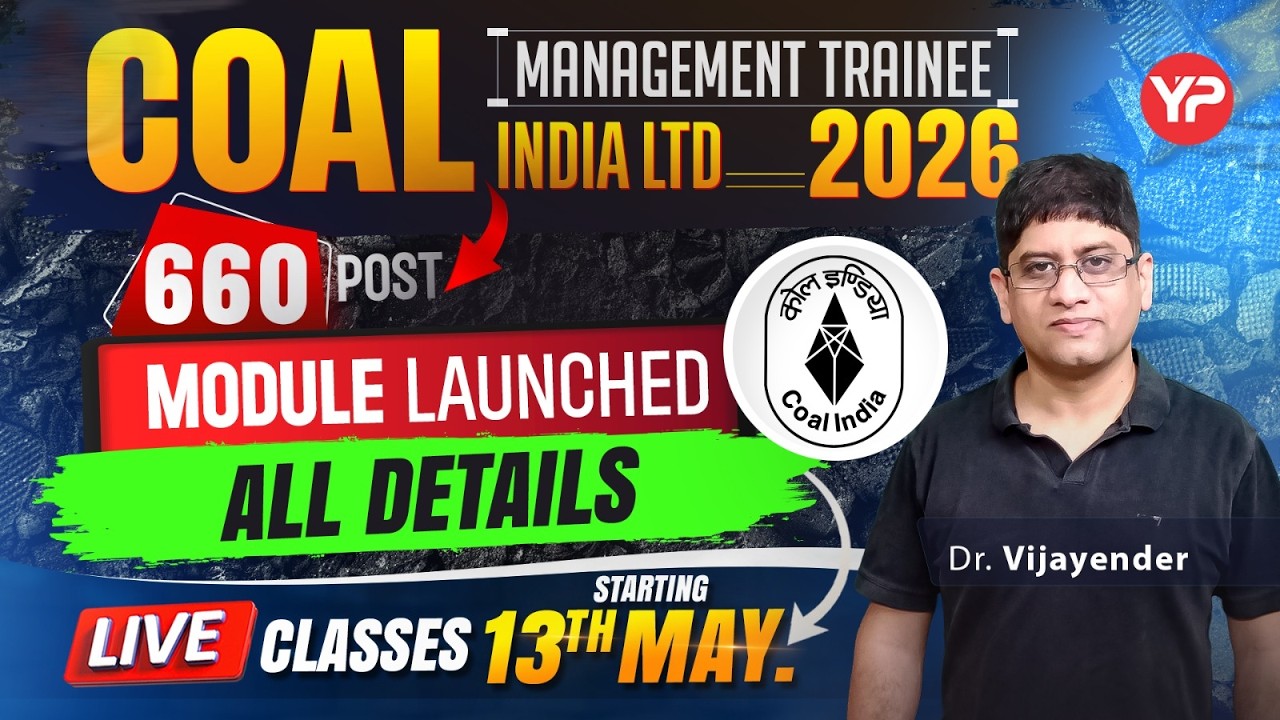 All Details, Module Launched for 660 vacancies, CIL MT CBT Systems, ME, EE, ECE & Civil preparation